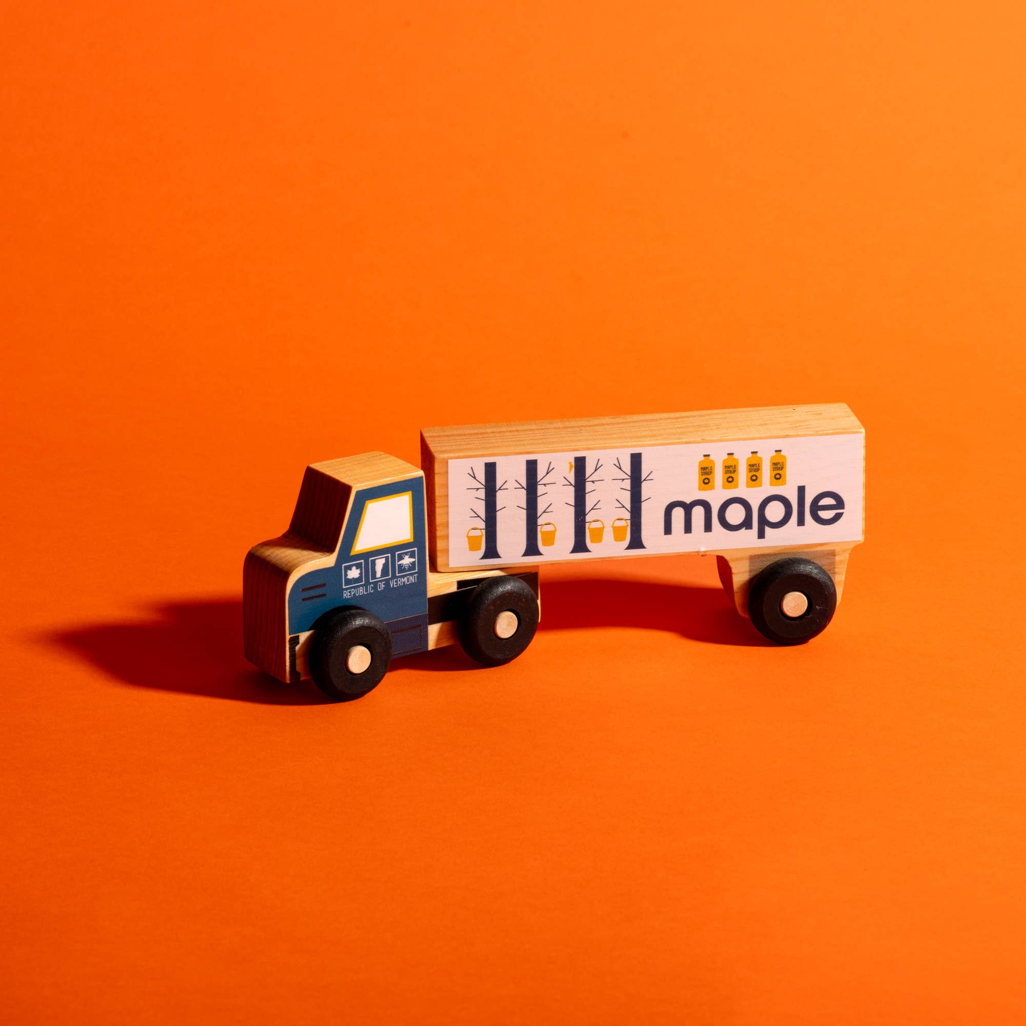 Handmade Wood Semi-Truck: Maple Truck