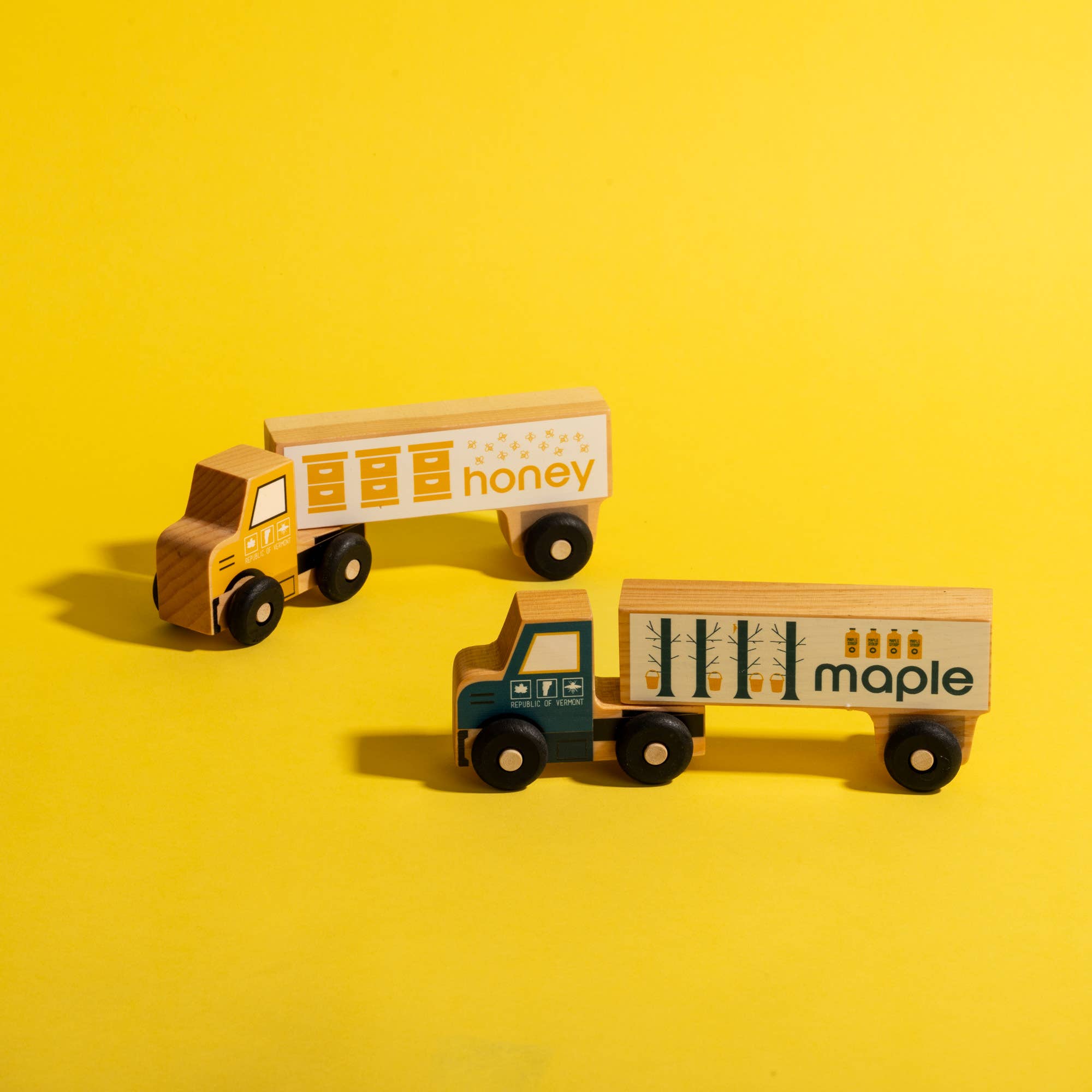 Handmade Wood Semi-Truck: Maple Truck