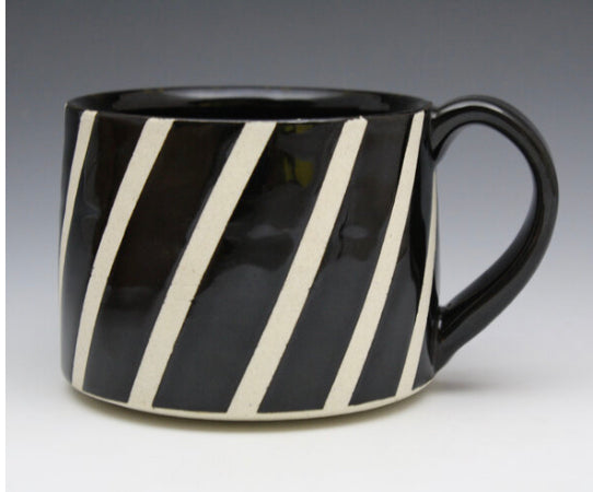 Diagonal Stripe Mugs