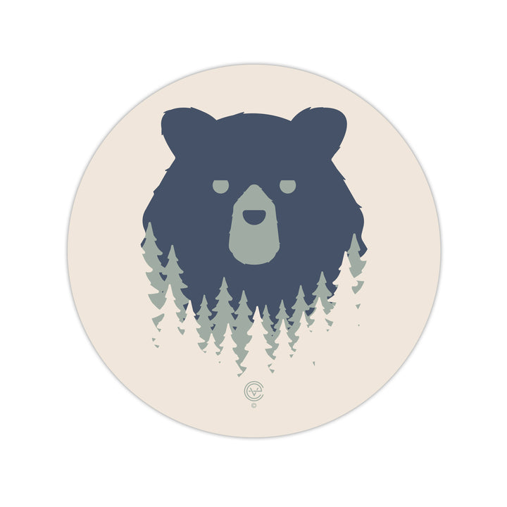 Bear in the Woods 3" Magnet