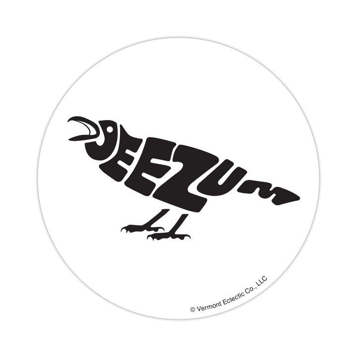 Jeezum Crow Sticker