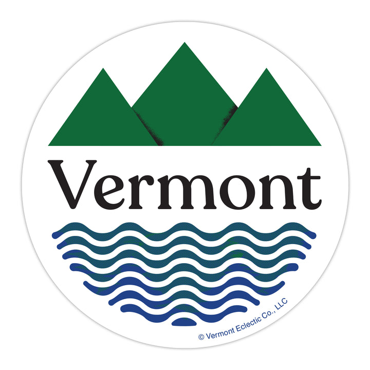 Vermont Reflections 3" Circle Sticker